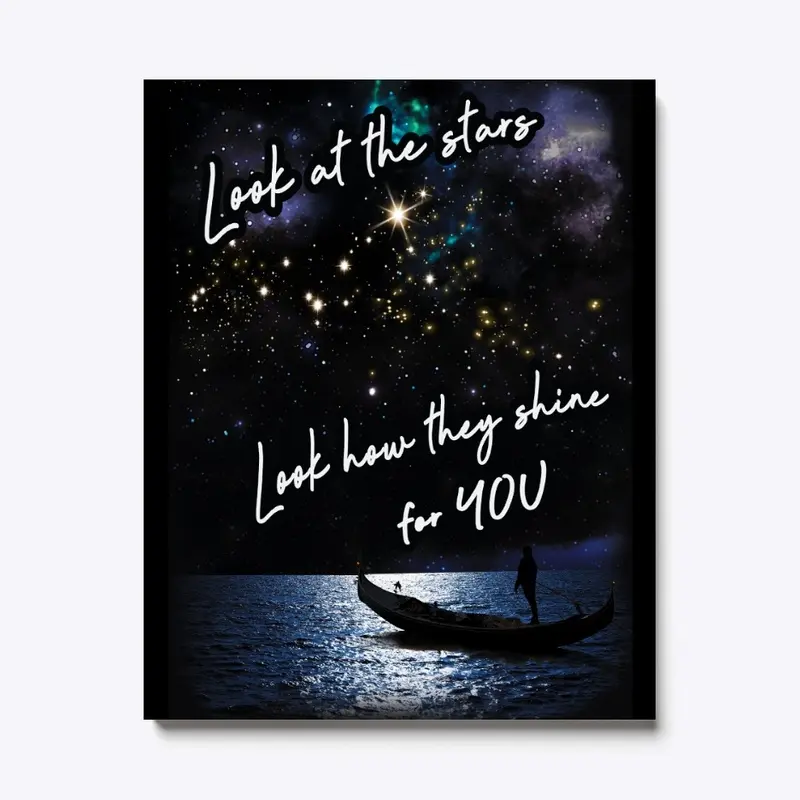 Look at the stars, they shine for you