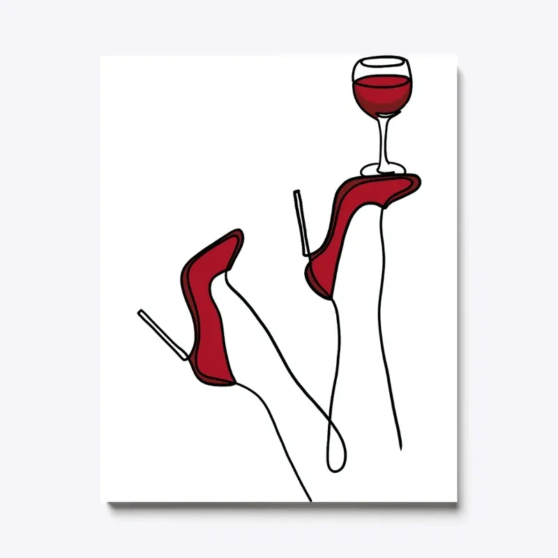 Wine and heels